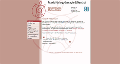 Desktop Screenshot of ergo-lilienthal.de